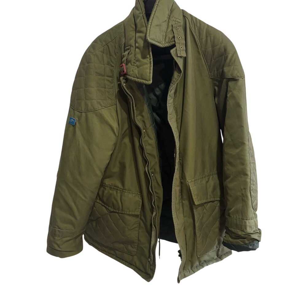 Vintage House of Peerless Winnipeg Quilted Field Jacket Olive Green Size 40 M/L